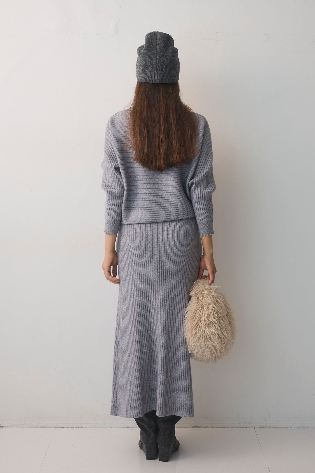 [予約]リブニットスカート