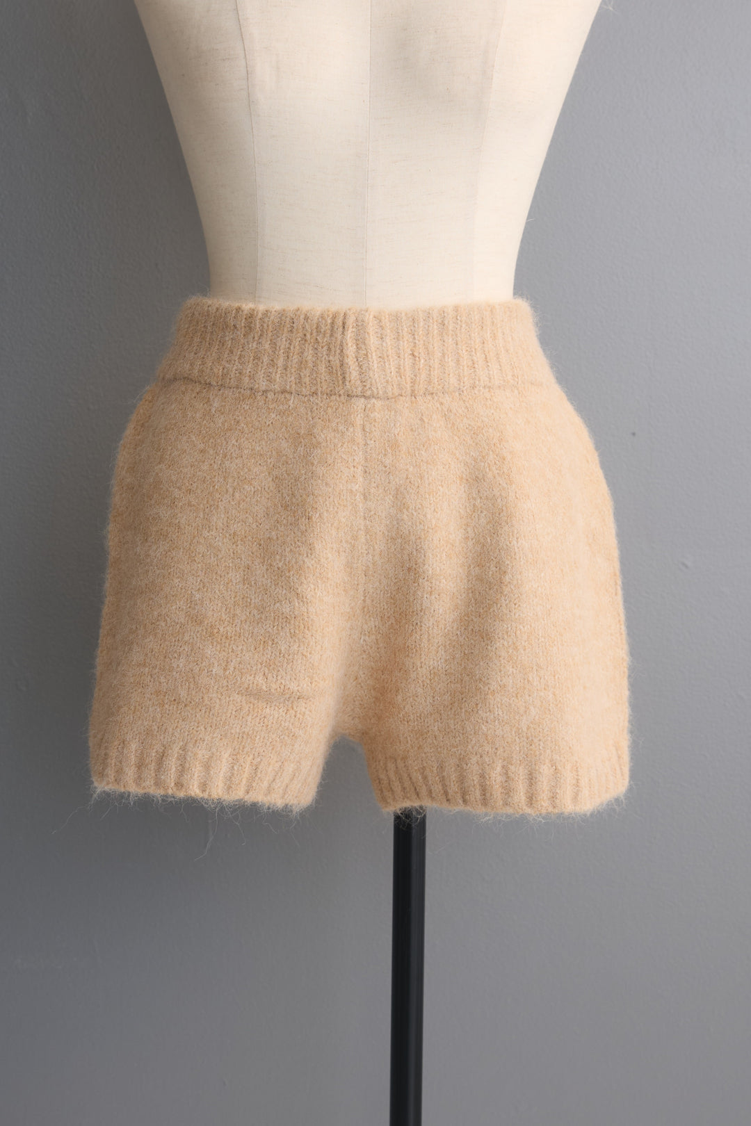 [予約]スキッパーリブニットセットアップ